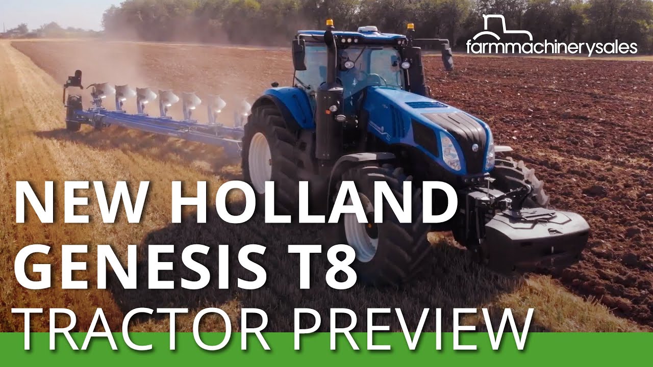 New Holland GENESIS T8 tractor previewed @ AgQuip 2019