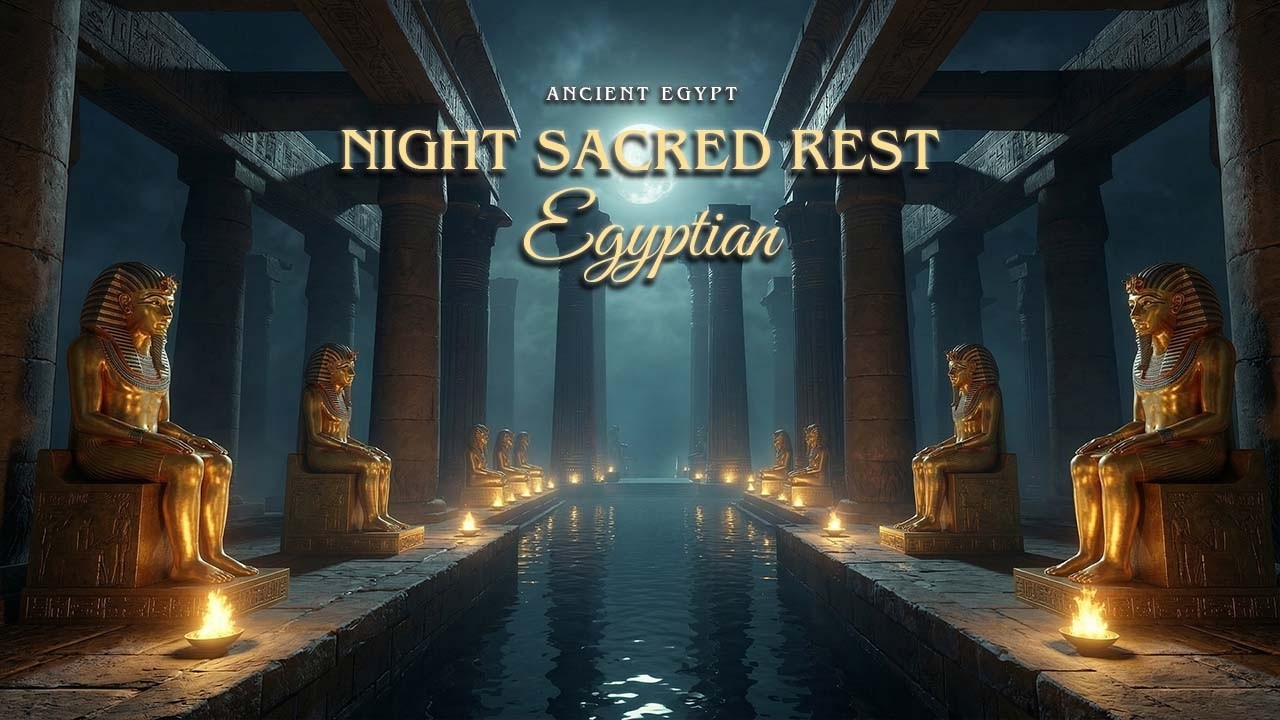 Egyptian Night Sacred Rest | Sleep In Temple Silence with Ancient Egyptian Music