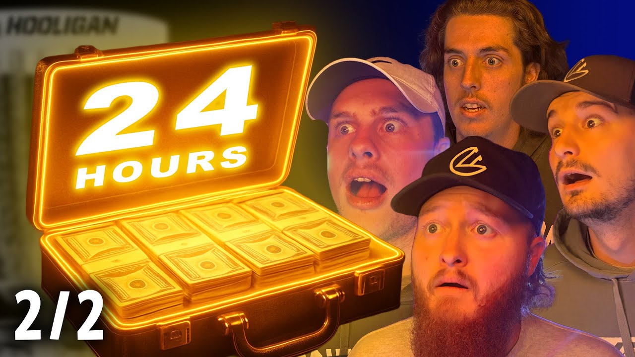 $2,000 Disc Golf Challenge: Win or Stay 24 Hours?! | Second 12 Hours
