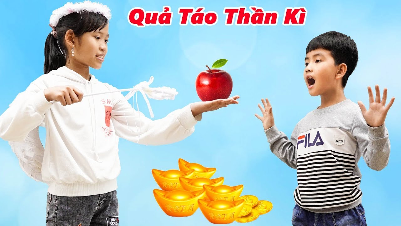 Em Bé Tham Lam Và Quả Táo Thần Kỳ - Bài Học Cho Bé ♥ Min Min TV Minh Khoa