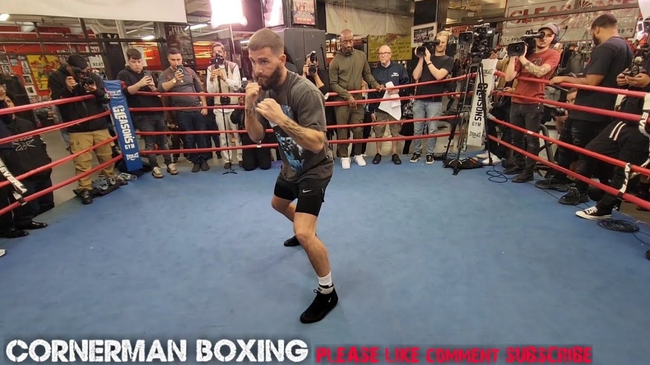 CALEB PLANT FULL MEDIA WORKOUT; DISPLAYS GOOD BALANCE, FLUID MOVEMENT & SHARP COMBINATIONS