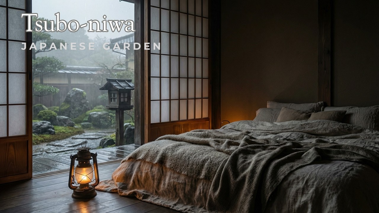 Japanese Zen Rain Sounds for Deep Sleep and Solitude