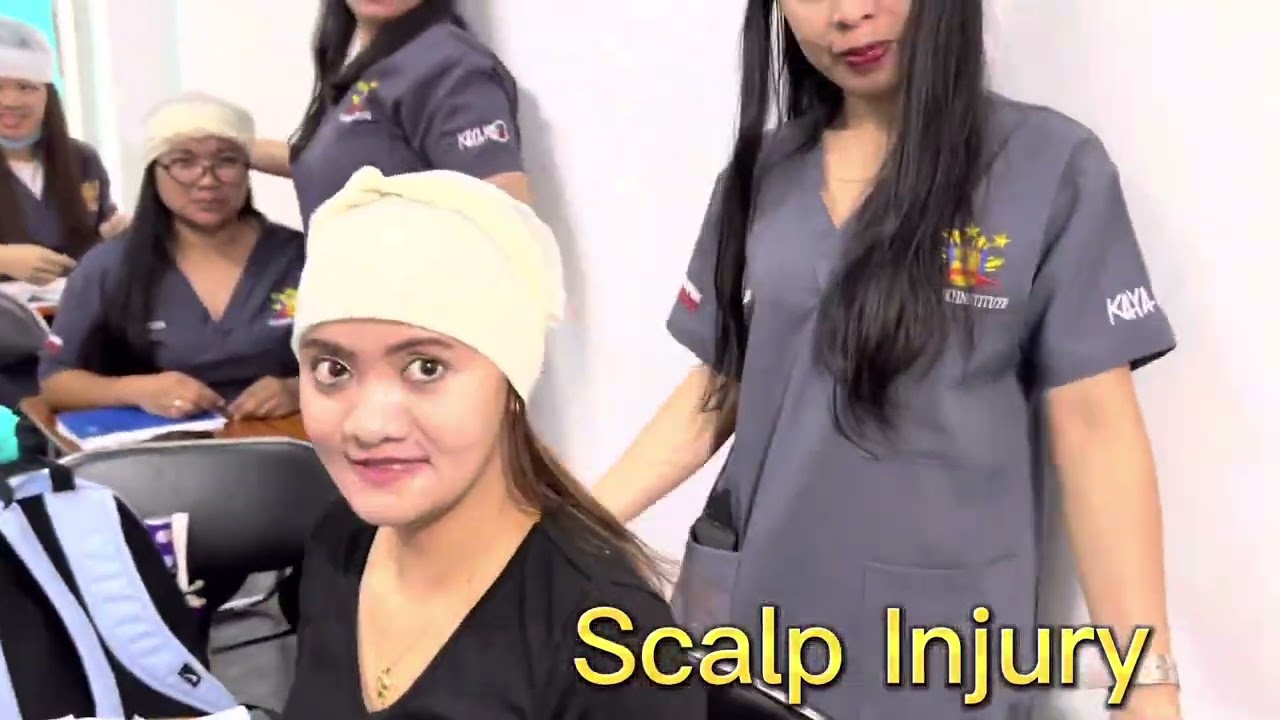BANDAGING/ BASIC DEMONSTRATION, Filipino Institute/ Caregiver Batch 13