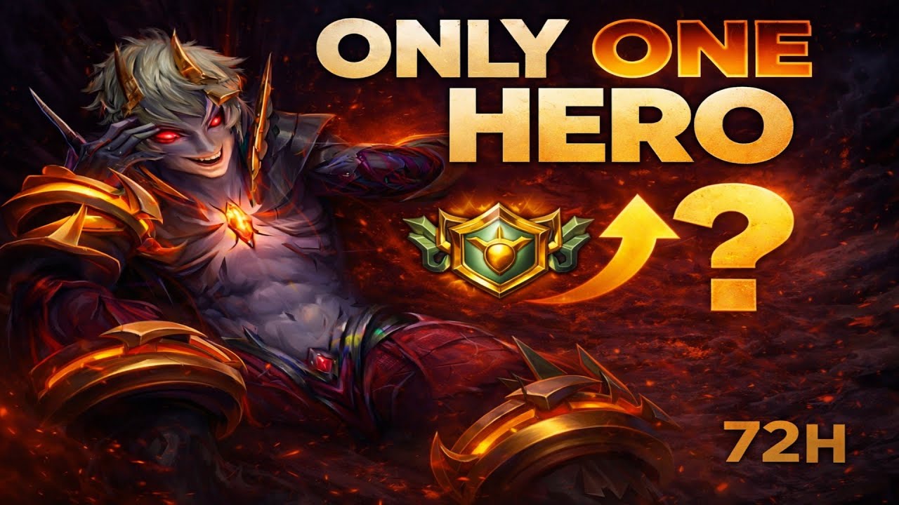 MLBB 72 Hours – One Hero Challenge How Far Can I Go ?