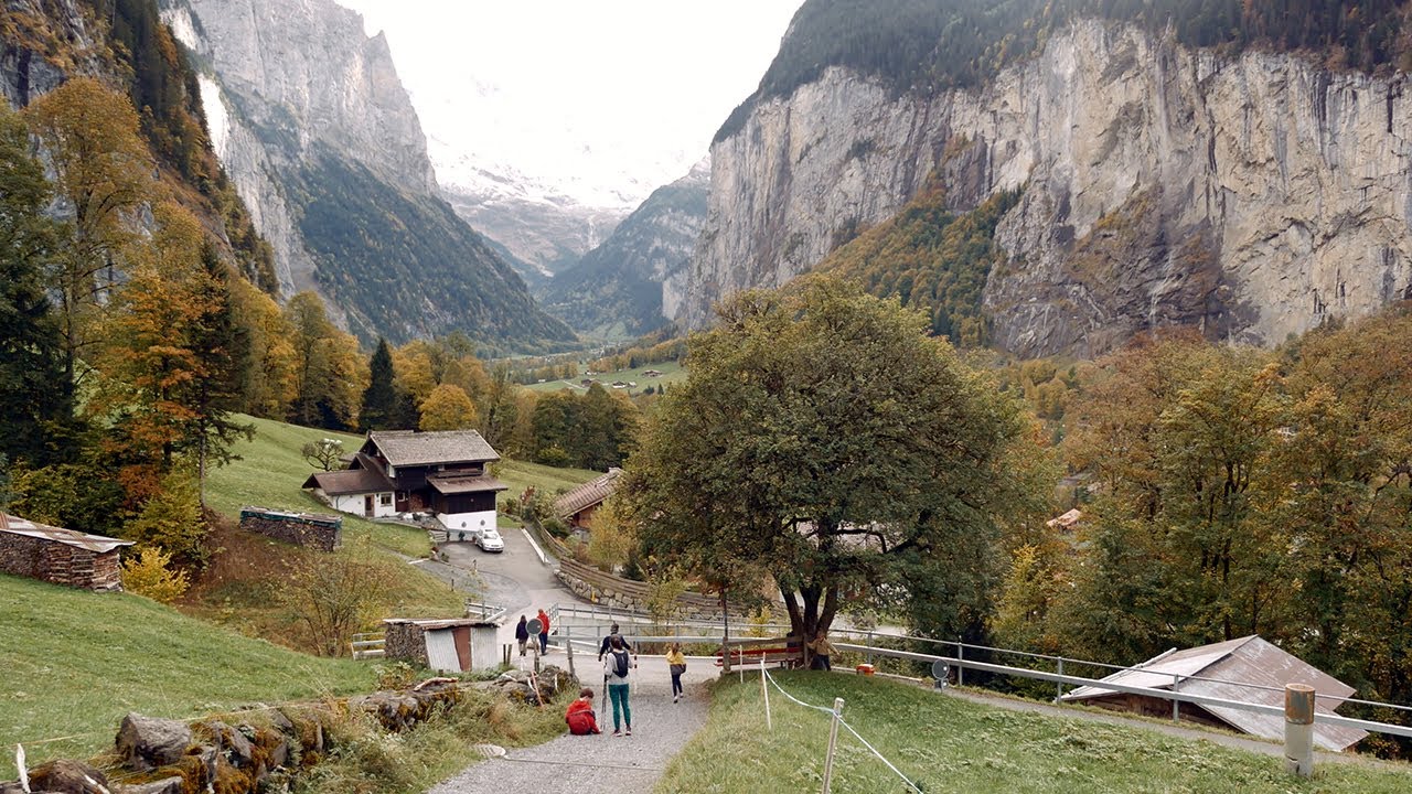Caminata otoñal en los Alpes suizos: Lauterbrunnen y Wengen 🍁