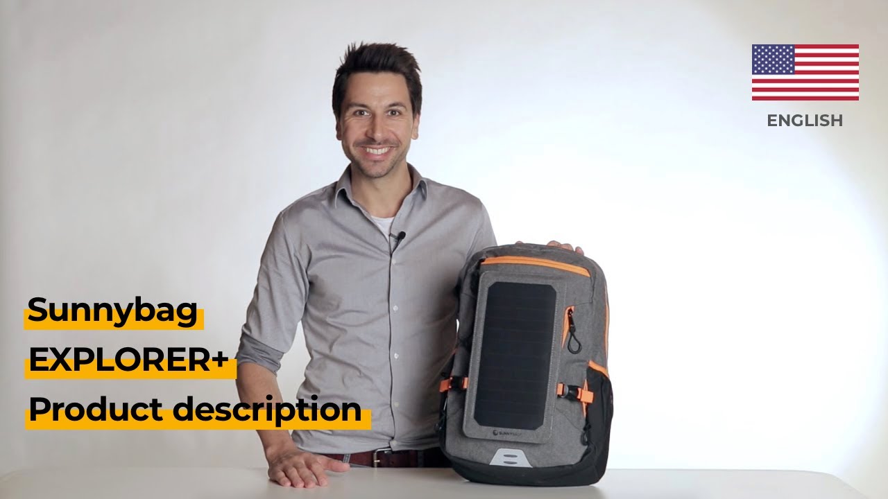 Sunnybag EXPLORER+ solar backpack - Product description - ENGLISH