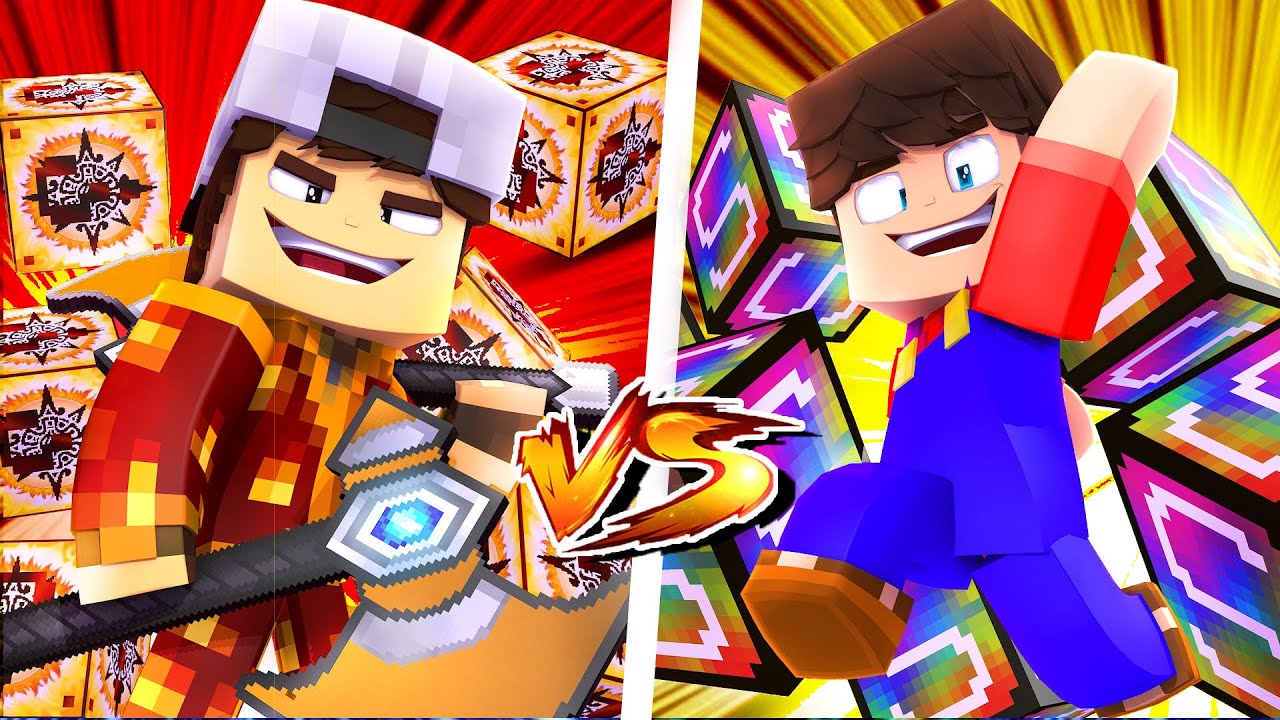 Minecraft: CORRIDA PVP - LUCKY BLOCK INCA vs LUCKY BLOCK VIDEOGAME!