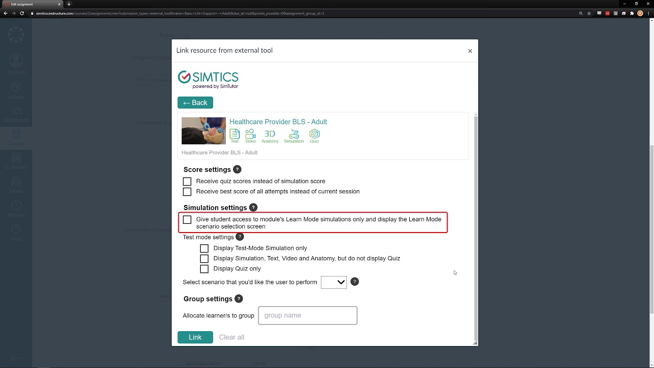 How to integrate SIMTICS with Canvas - March 2021