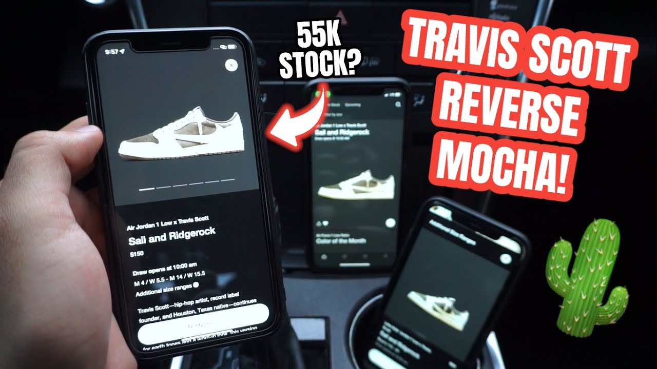 LIVE COP: Travis Scott Air Jordan 1 Low &ldquo;Reverse Mocha&rdquo;