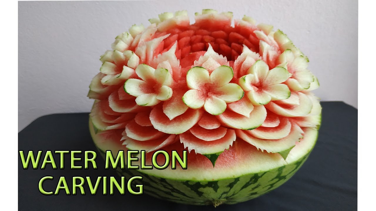 Water Melon new design | By BÀN TAY ĐEN #carving #watermelon