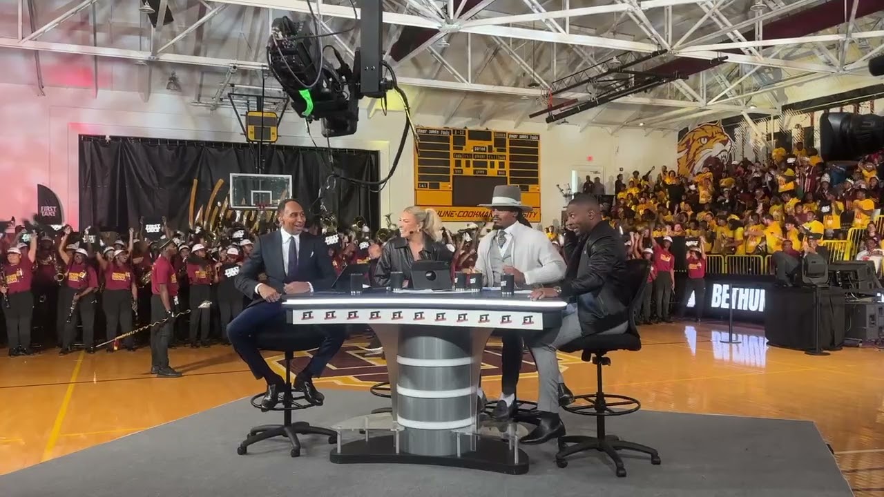 HBCU Energy Takes Over First Take LIVE at BCU  | HBCUGameDay.com