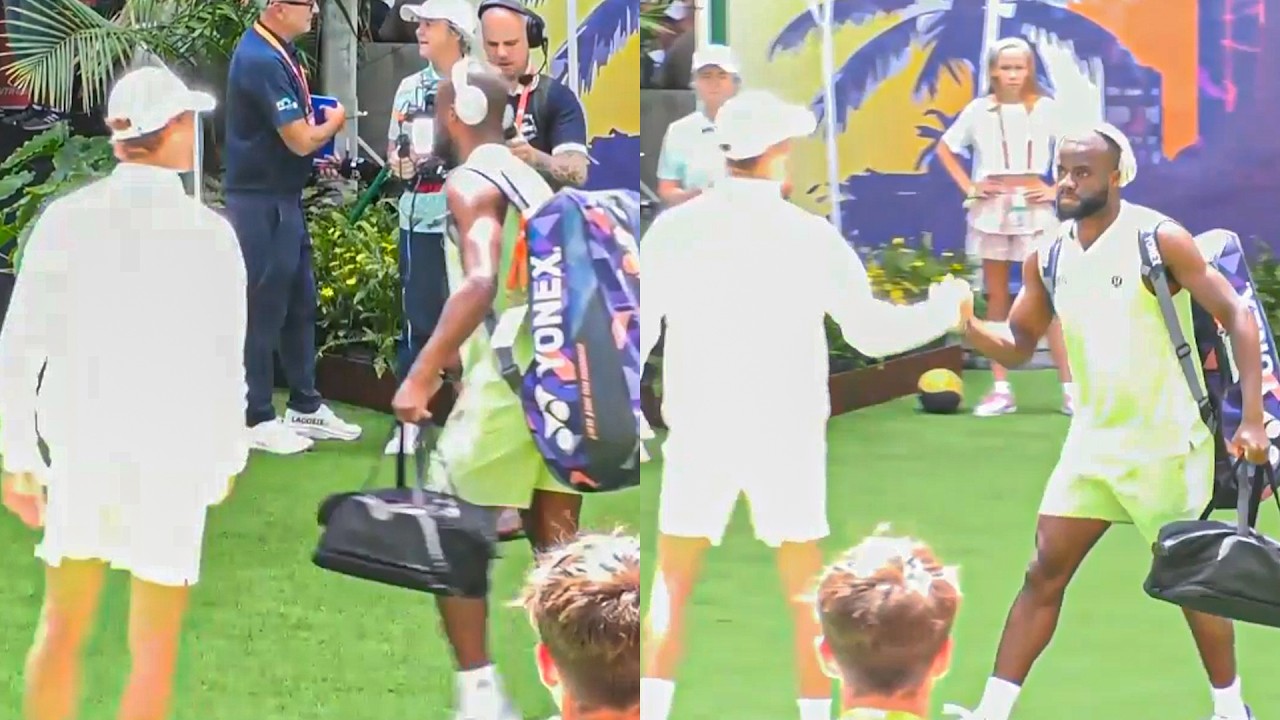 Sinner & Tiafoe&rsquo;s Classy Moment Before Their Match | Miami 2026