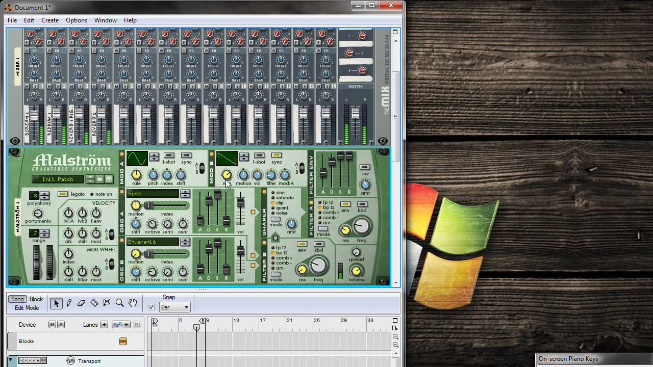 REASON 5 / 6 DUBSTEP TUTORIAL vursomusic