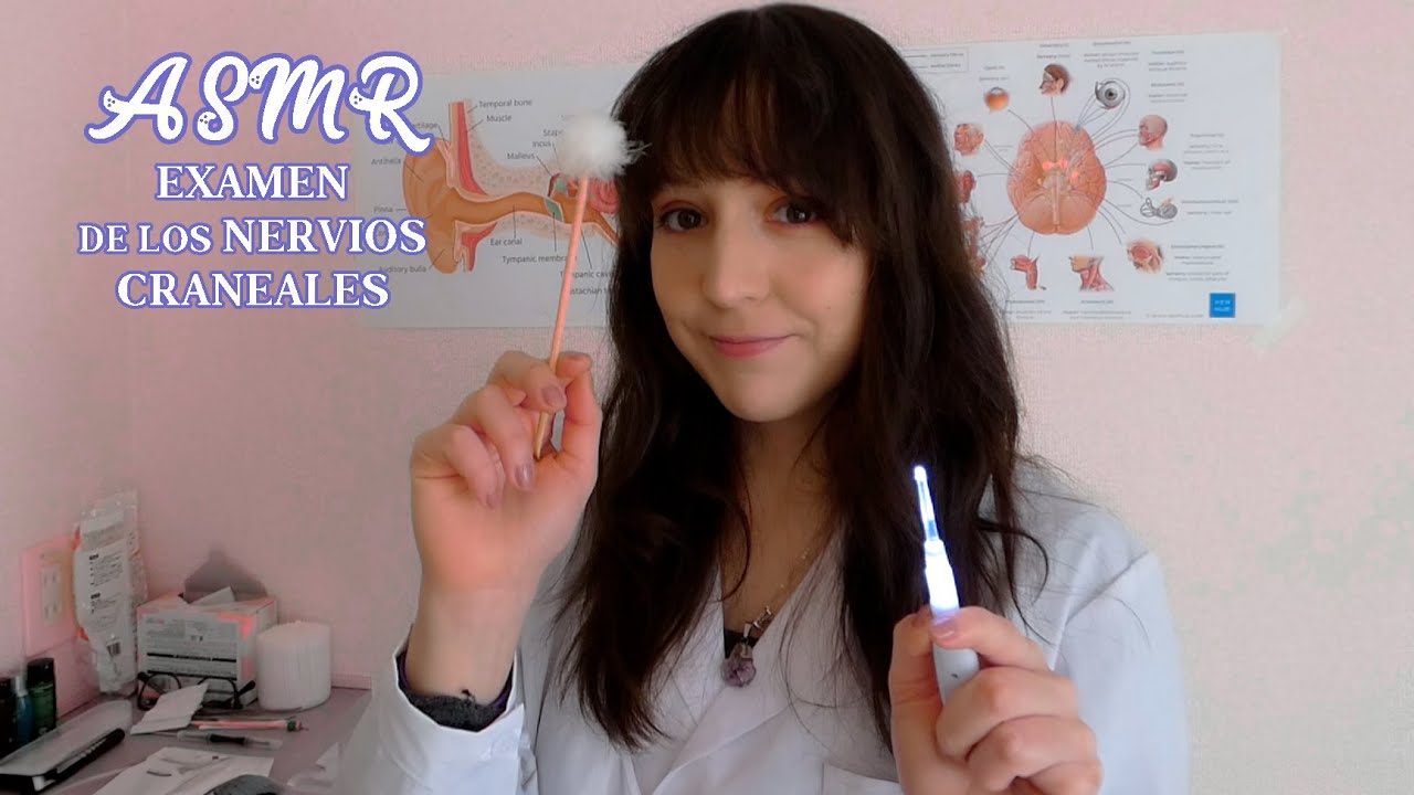 ⭐ASMR [Sub] Полное обследование черепного нерва (бинауральное, мягкая речь)
