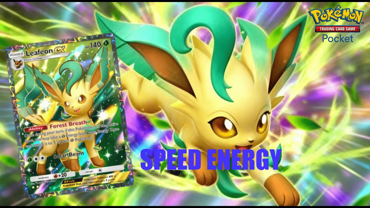 Leafeon ex Deck + Giveaway in Pokémon Pocket!