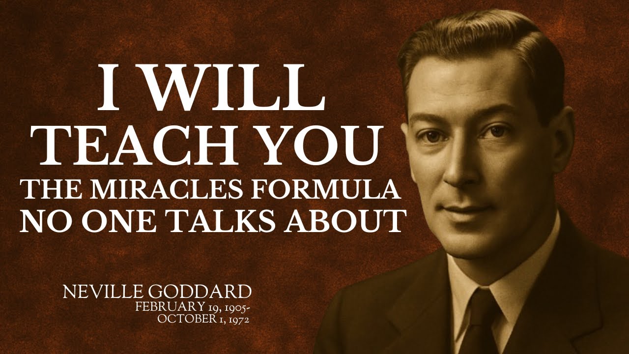 ✨ I WILL TEACH YOU THE MIRACLE FORMULA NO ONE TALKS ABOUT ✨ (Powerful Teaching By Navill Goddard