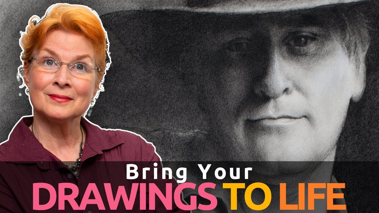 CREATE Lifelike Charcoal Portraits with LAYERING TECHNIQUES
