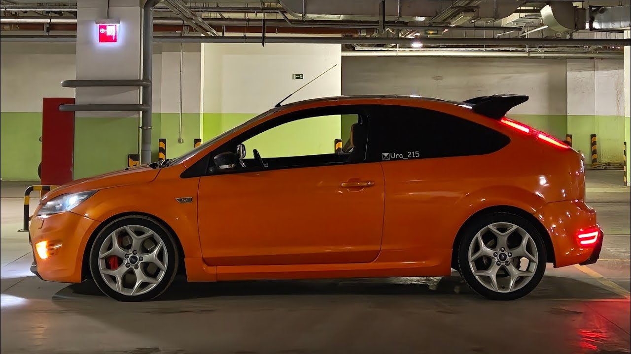Ford Focus ST MK2/XR5 - Night drive - KMS exhaust sound