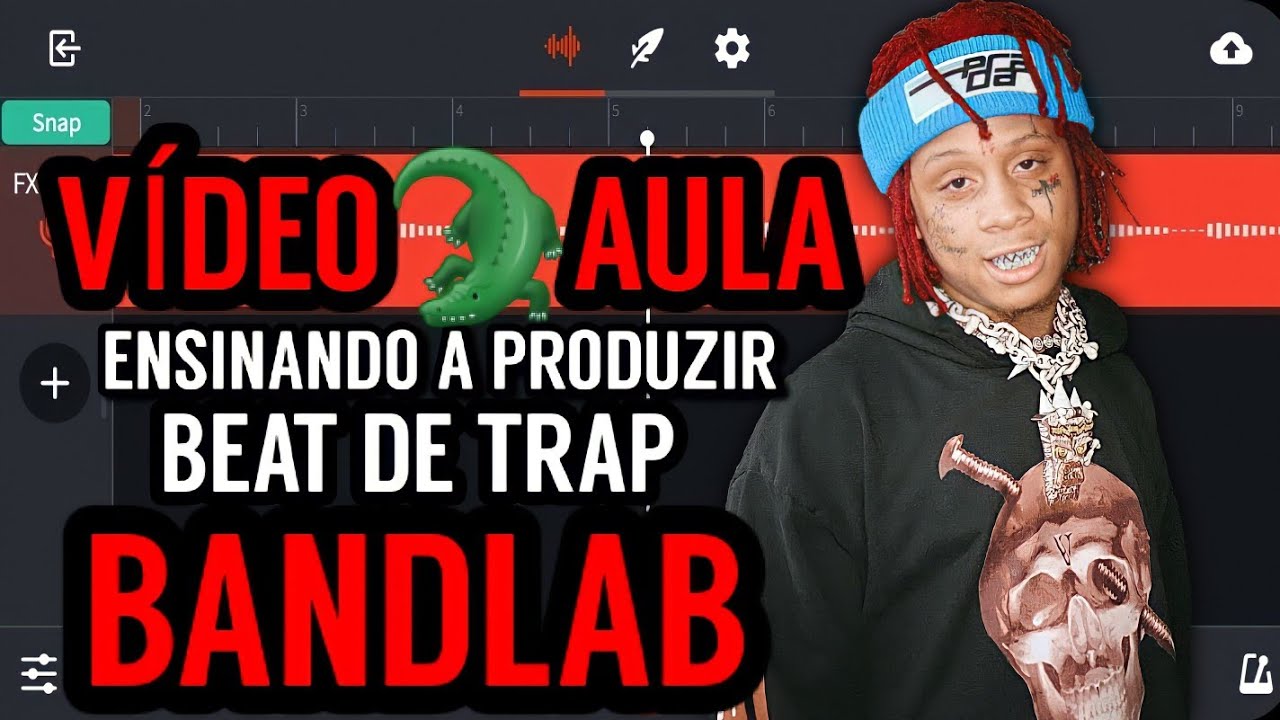 Vídeo-aula ensinando a Produzir BEAT de trap No Bandlab!!!🎵 #Parte 1