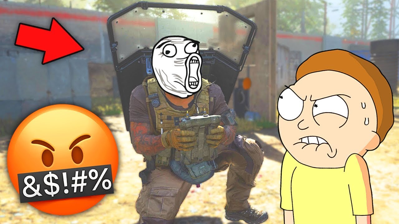 RIOT SHIELD TROLLING... 😂 (Modern Warfare RAGE Reactions)