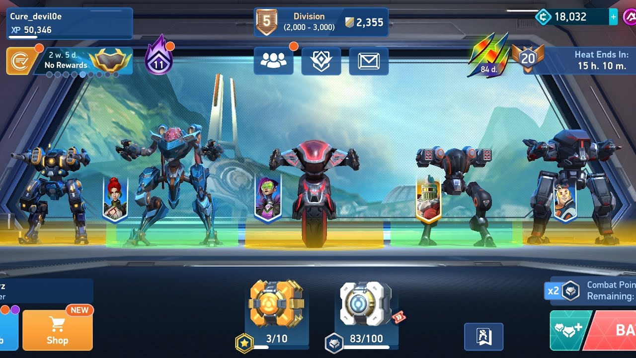 New epic gameplay of mech arena pvp⚔️