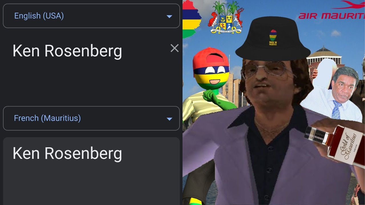 Ken Rosenberg in Different Languages Meme