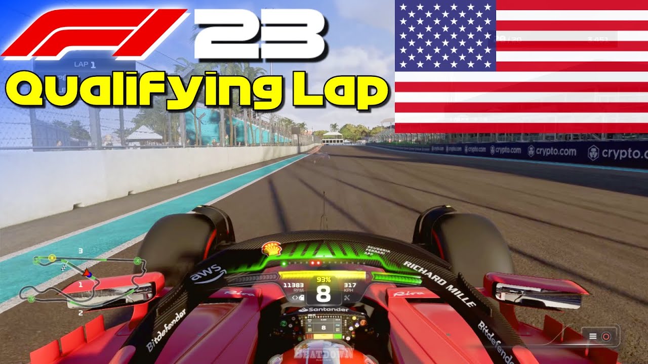 F1 23 - Let's Make Leclerc World Champion: Miami Qualifying Lap