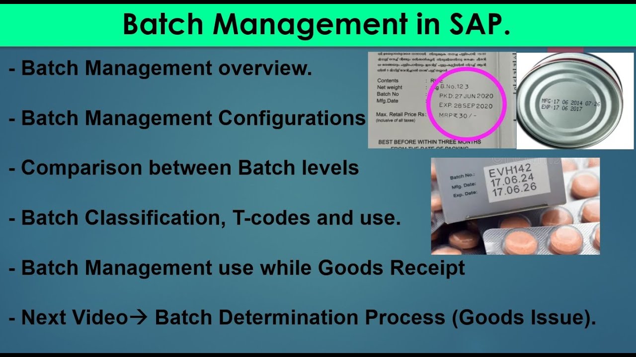 22.01) Batch Management  