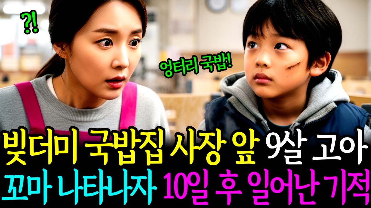 억울하게 빚더미 앉은 국밥집 사장 앞에 9살 고아 꼬마가 나타나자 10일 후, 기적이 일어나는데...ㅣ노후사연ㅣ감동사연ㅣ사연라디오ㅣ오디오북