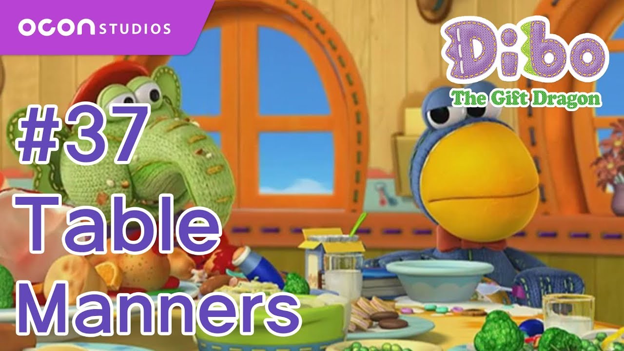 [Dibo the gift dragon] #37 Table Manners(ENG DUB)ㅣOCON