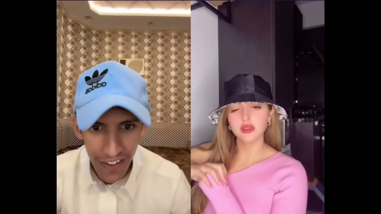 سعود بن خميس مع كريستال لاعبة جيم تقول أرفعك برجل وحدة😂
