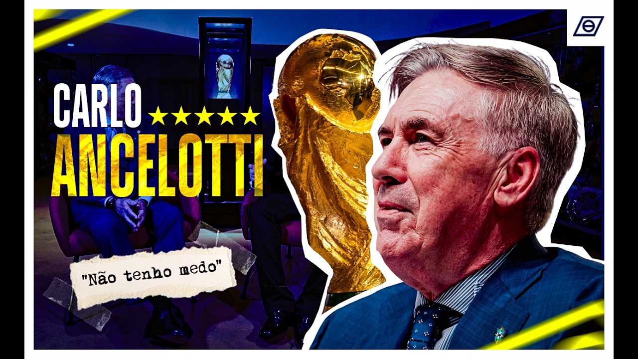 EXCLUSIVO: Ancelotti fala sobre Copa do Mundo, Neymar, Endrick e o futuro da Seleção Brasileira!