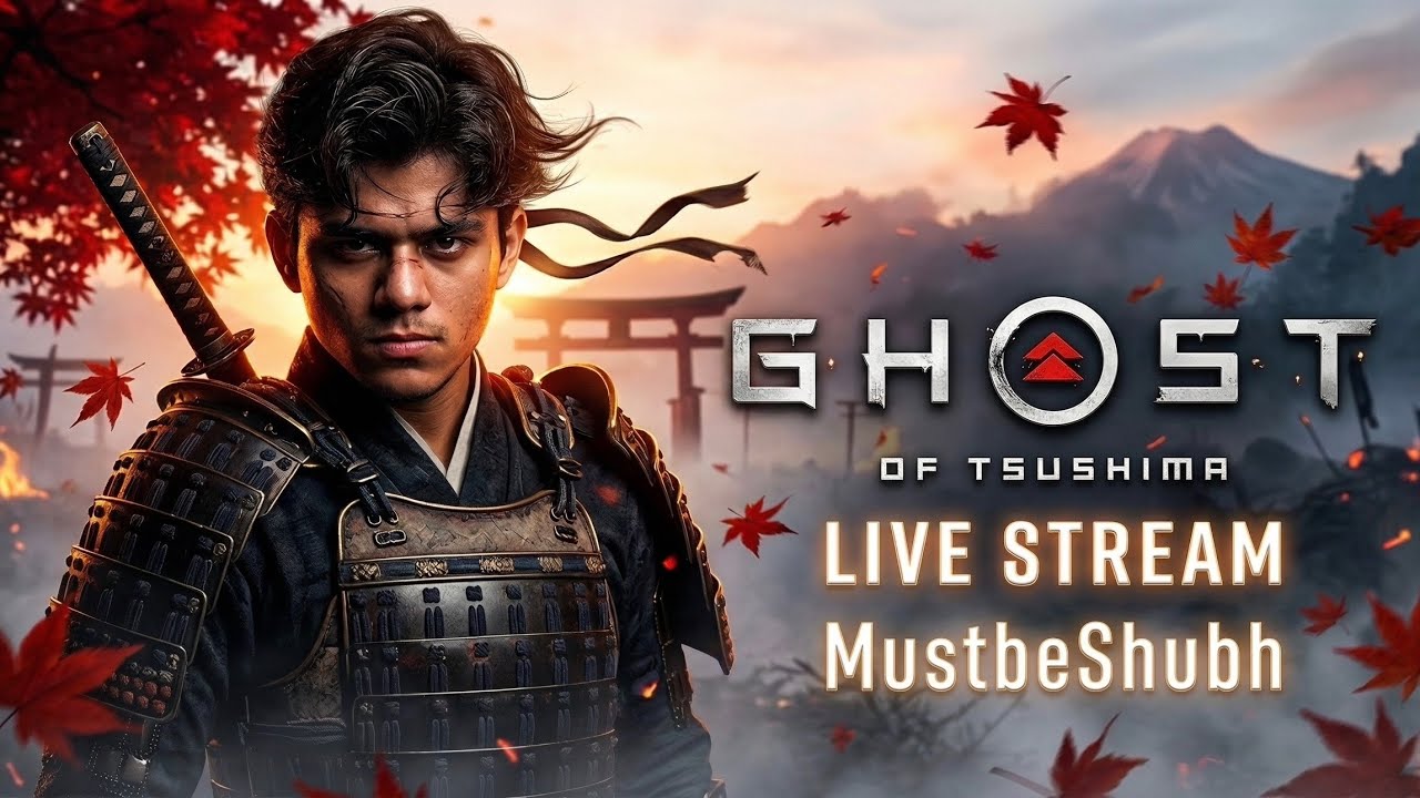 🛑 Playing GHOST OF TSUSHIMA for the first time | iNSTA !