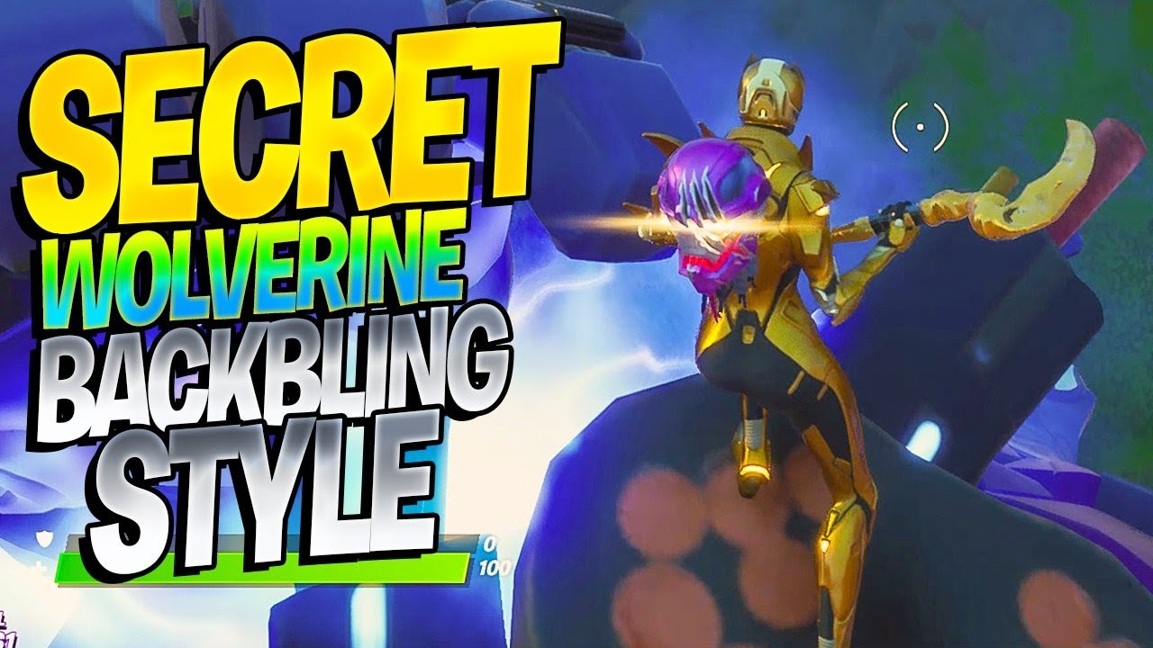SECRET WOLVERINE BACKBLING STYLE! (How To Get The Hidden Wolverine's Trophy Style)
