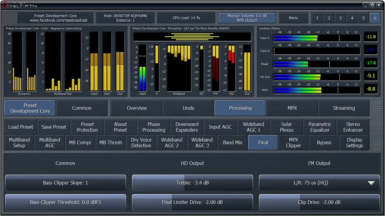 Omnia.9/PTN - Let the Music breathe Preset (Stop the loudness war!)