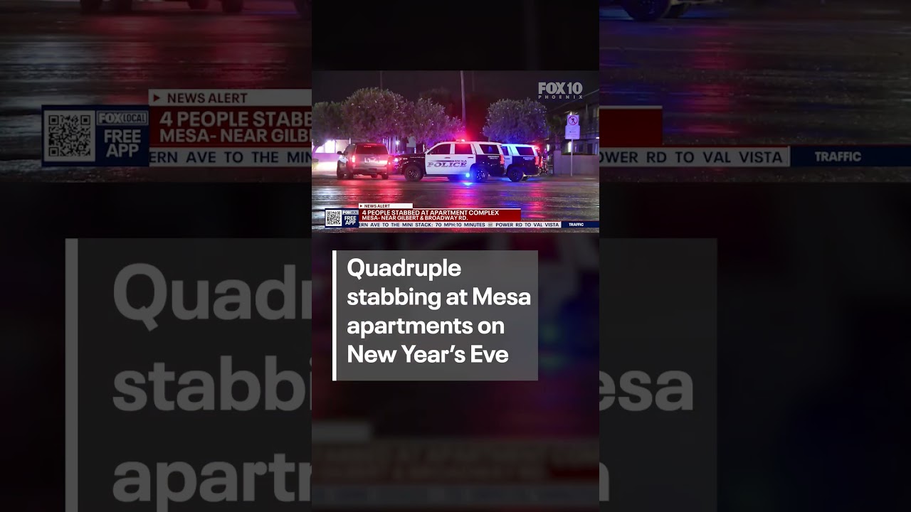 4 people stabbed during New Year's Eve fight at Mesa apartments | FOX 10 Phoenix