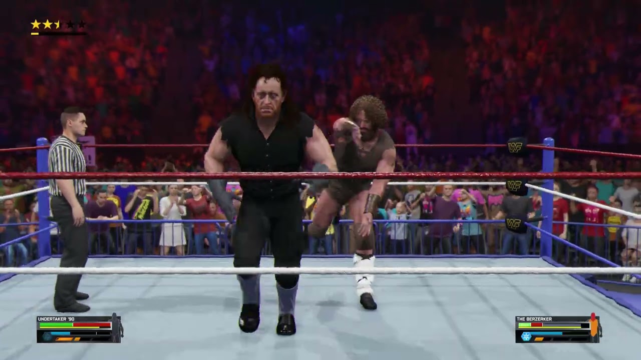 WWE 2K25. Undertaker vs Berzerker.