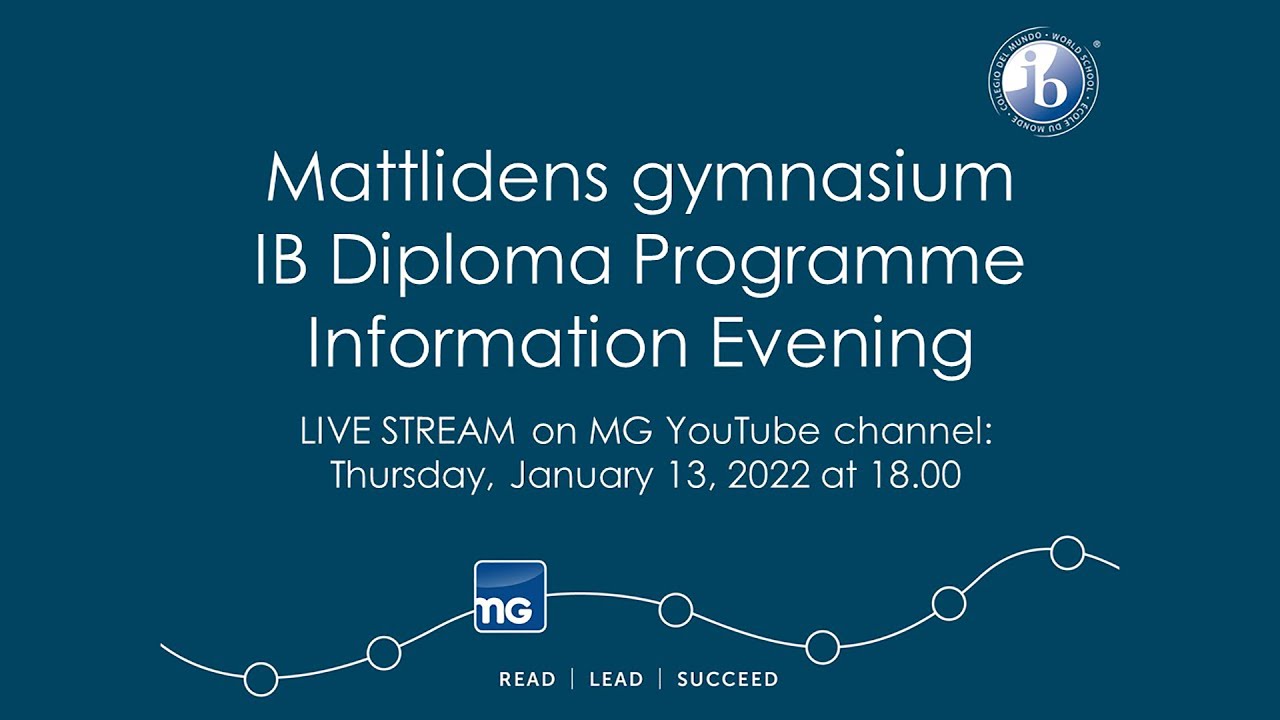 13.1.2022 IB Diploma Programme Infomation Evening