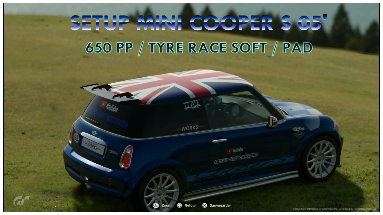 SETUP MINI COOPER S 05'/ FULL  ( 650PP ) / TYRES RACE SOFT / PAD