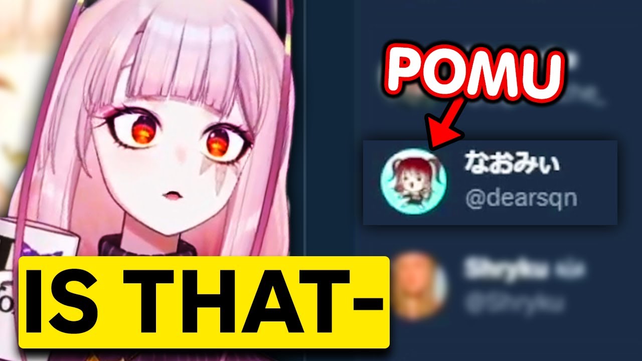 Pomu's alt account shows up on Matara's stream: