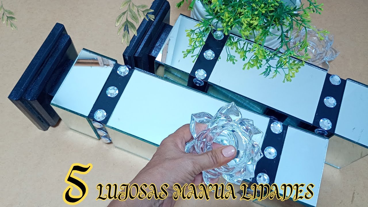 5 MANUALIDADES de LUJO para DECORAR tu HOGAR con poco DINERO