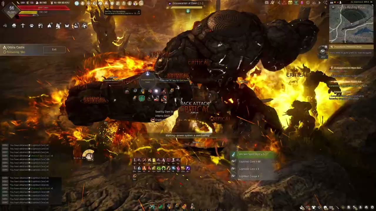 BDO | Awakening Musa | Orbita 17k yellow only | 7 titans + afk phase (after changes)