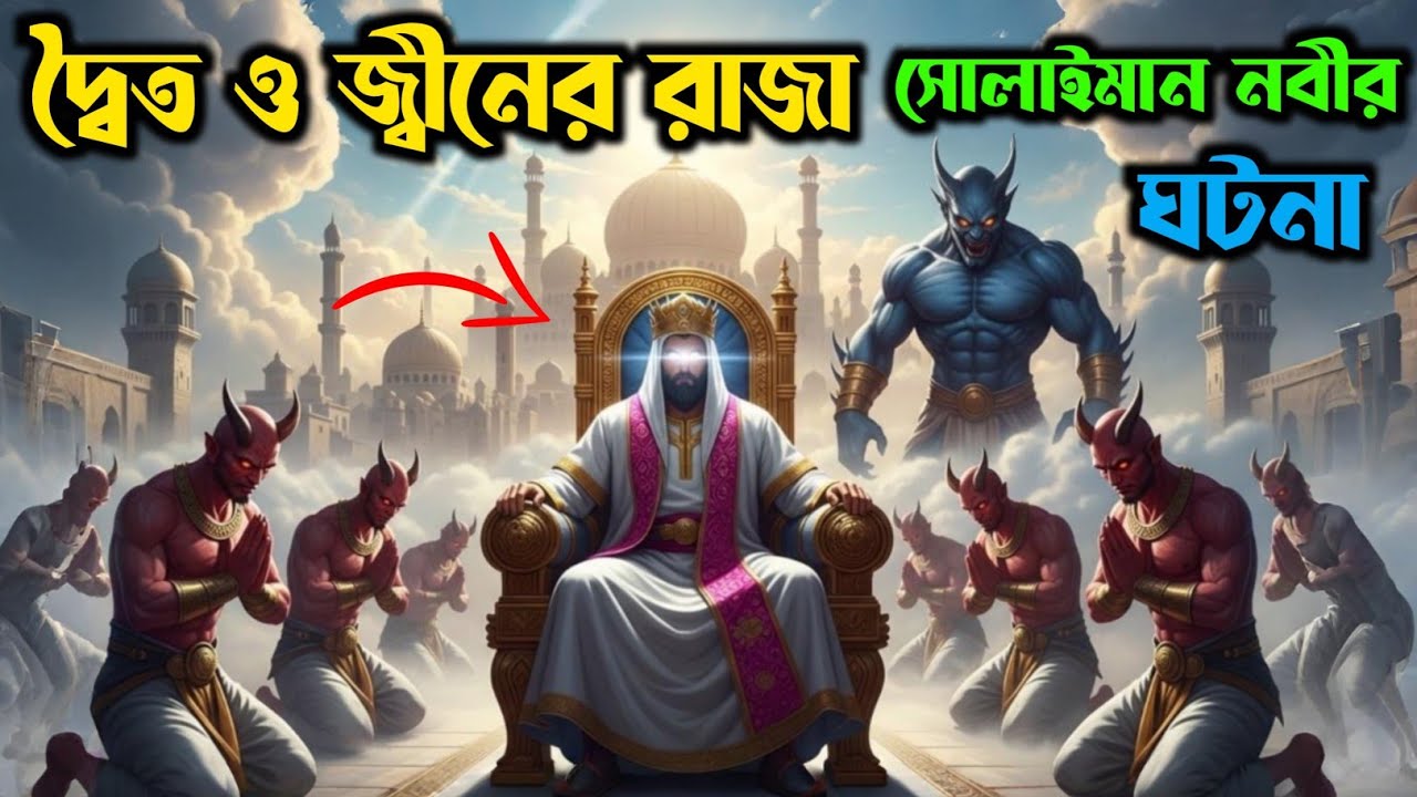 সুলাইমান নবীর অলৌকিক বিচার। হযরত দাউদ নবীর কাহিনী সোলাইমান নবীর ঘটনা। #ইসলামিককাহিনী #islamicstory