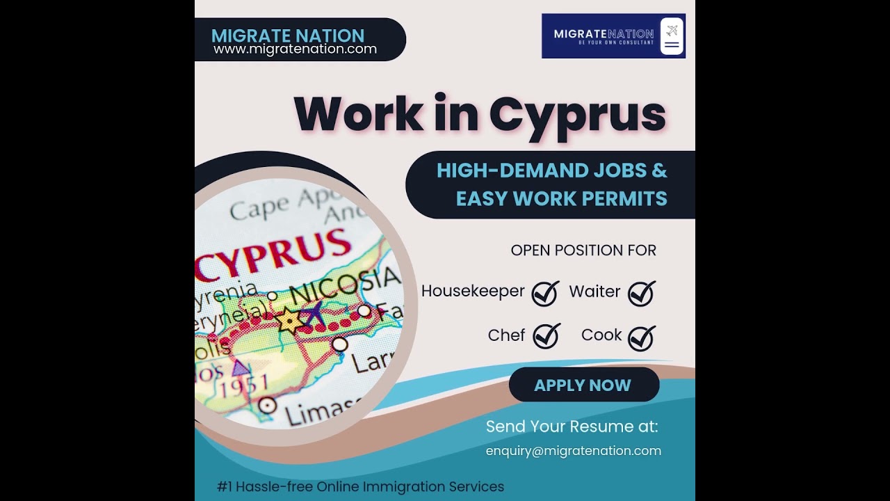 Cyprus Work Permit Visa #cyprusvisa #europejobs #workabroad #visaexperts #shortsfeed