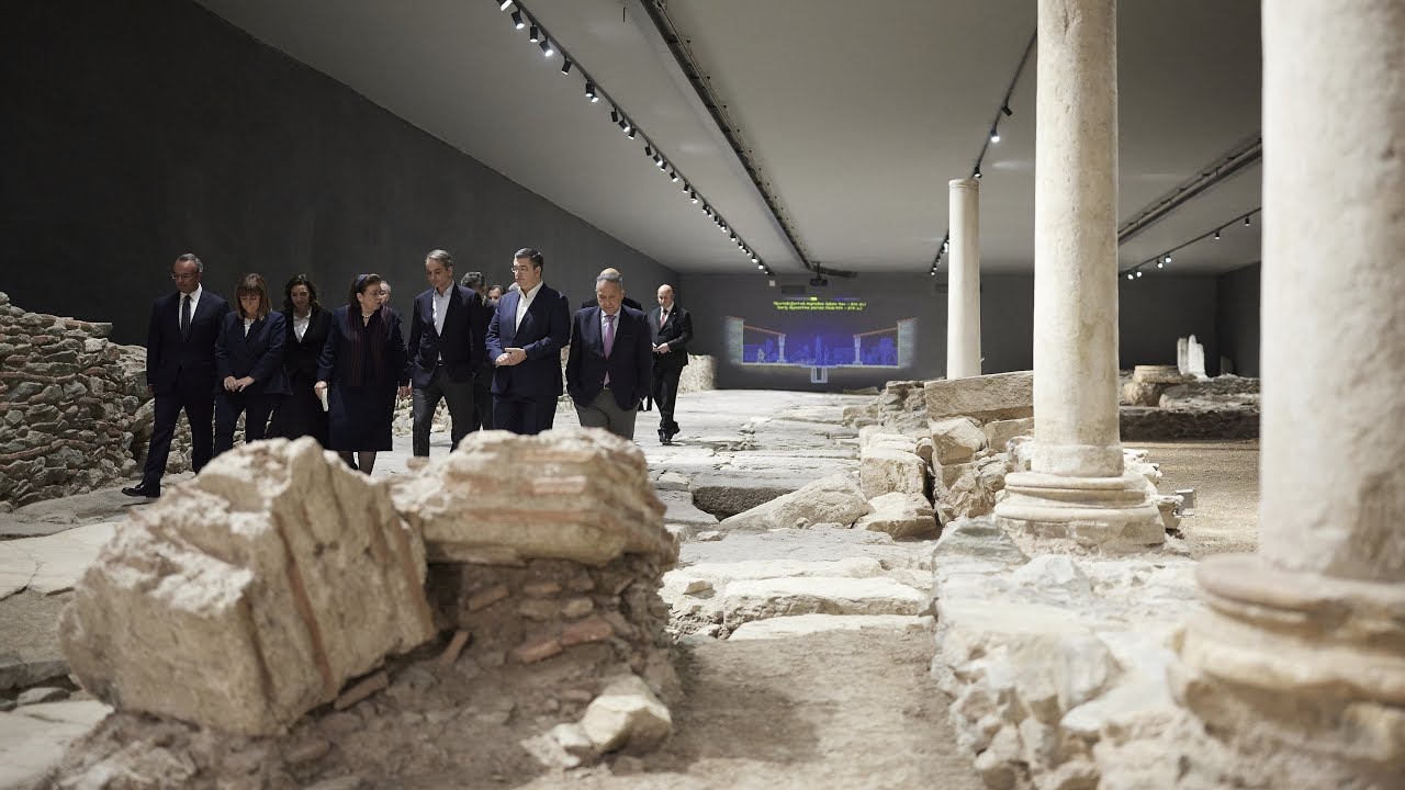 Ξενάγηση στον αρχαιολογικό χώρο του σταθμού «Βενιζέλου» του Μετρό Θεσσαλονίκης