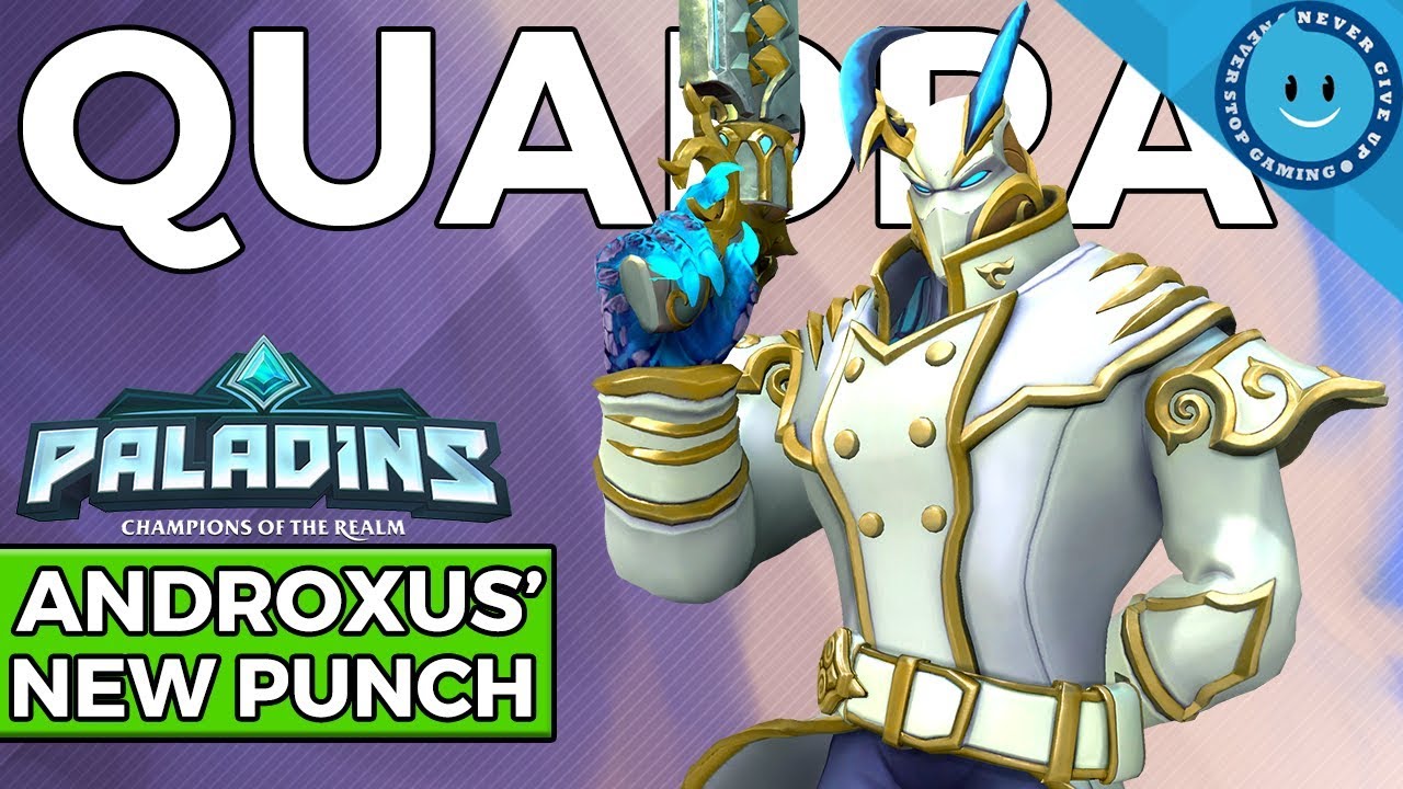 Paladins: Androxus Gameplay - QUADRA KILL, BABY! New OB60 Punch Gameplay w/ Dark Stalker!