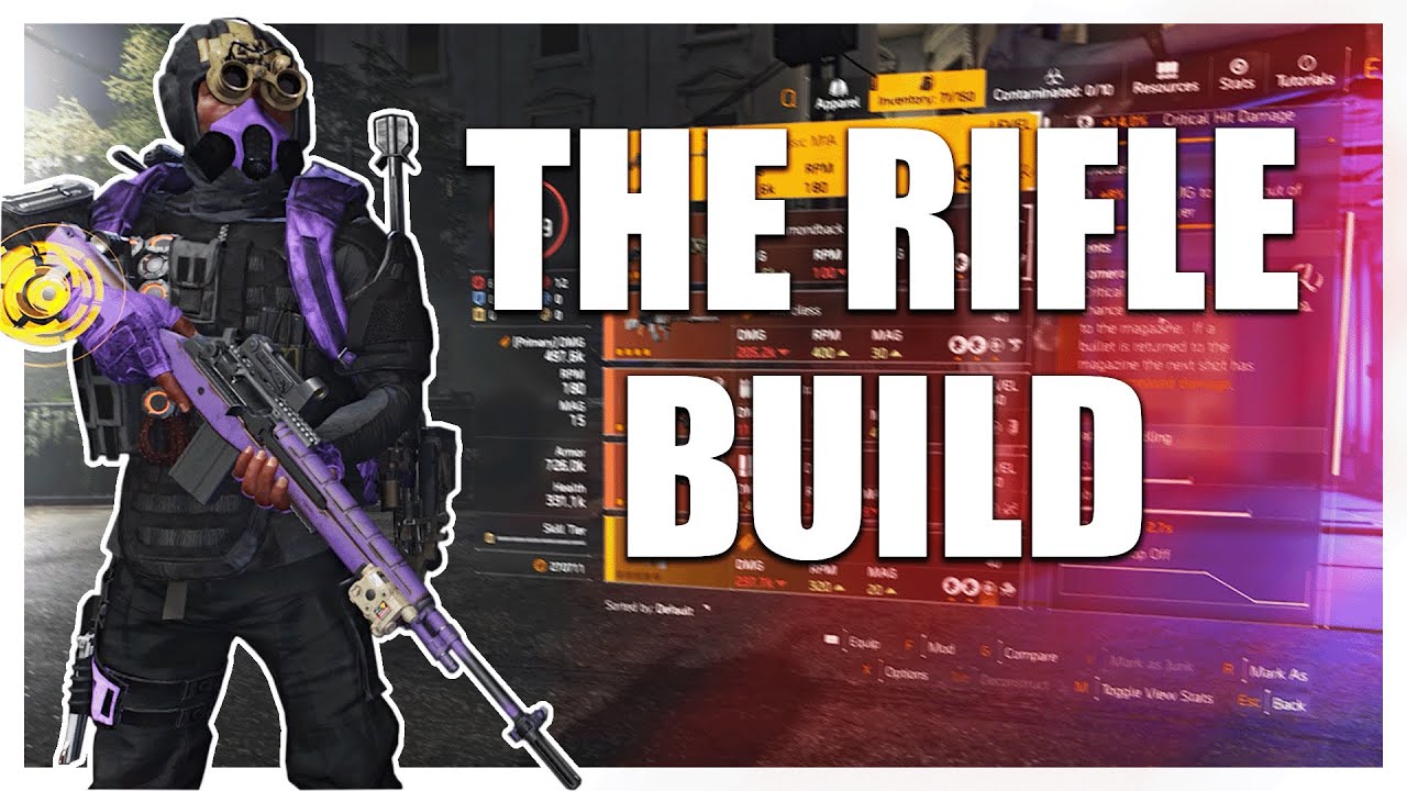 Heroic/Legendary Rifle Build - Division 2!