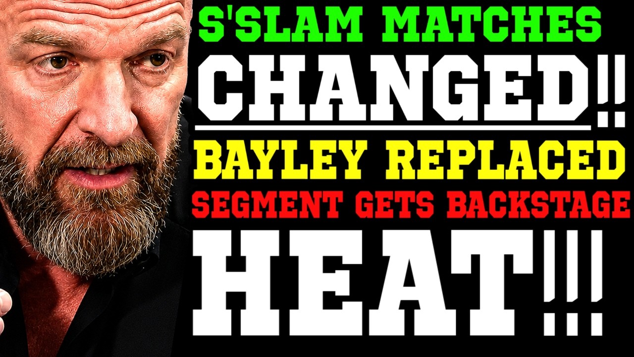 WWE News! WWE Changed Multiple SummerSlam Matches! Bayley Replaced! Backstage Heat Over Segment!