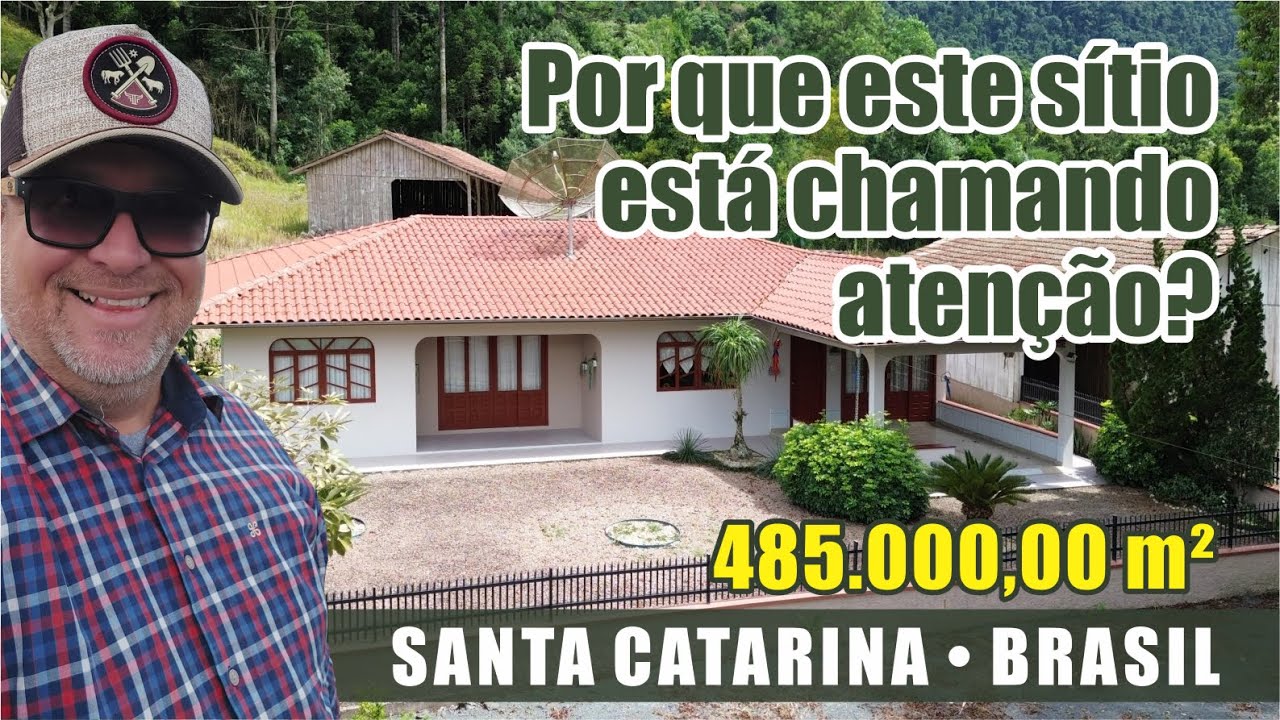 Belíssimo Sítio para Venda com 455.000 m² Altamente Produtivo em Agrolândia Santa Catarina