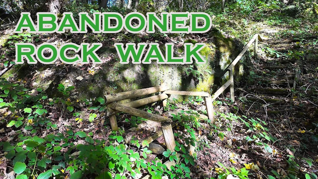 Abandoned Rock Walk at Alton Towers